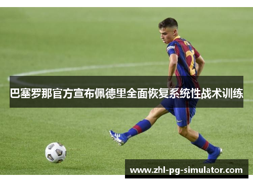 巴塞罗那官方宣布佩德里全面恢复系统性战术训练